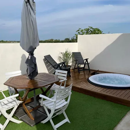 Appartement Avec Spa-Avril A Sept-Camargue 4 Personnes Saint-Laurent-dʼAigouze Buitenkant foto